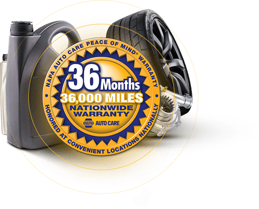 NAPA 36 months/36,000 miles - Magic City Tire & Service